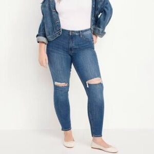 NWT Old Navy Plus Size Rockstar Super Skinny High Rise